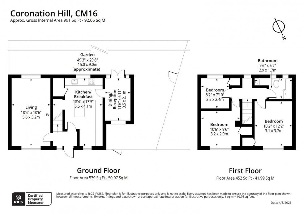 Floorplan for Coronation Hill, Epping