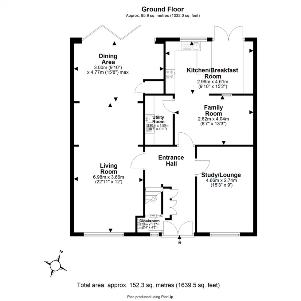 Floorplan for Abridge Road, Theydon Bois