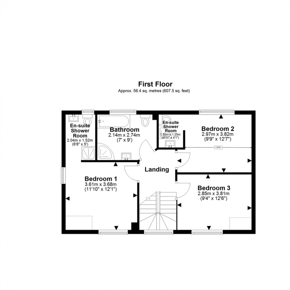 Floorplan for Abridge Road, Theydon Bois