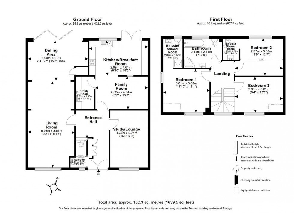 Floorplan for Abridge Road, Theydon Bois