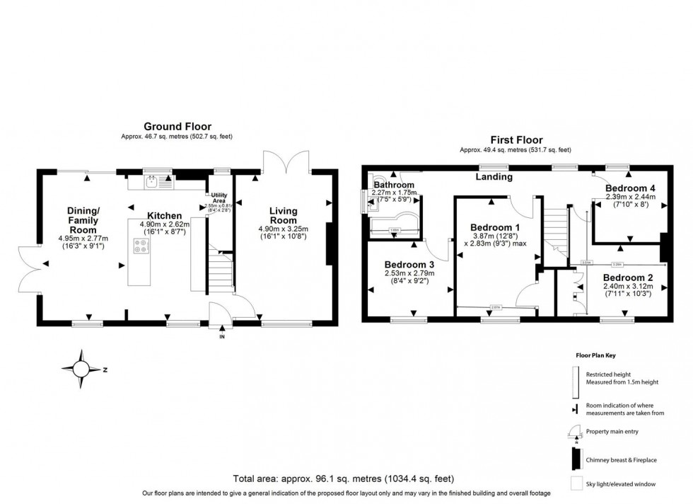 Floorplan for Chelmsford Road, High Ongar