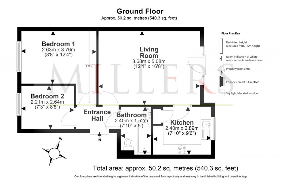 Floorplan for Addison Court, Epping