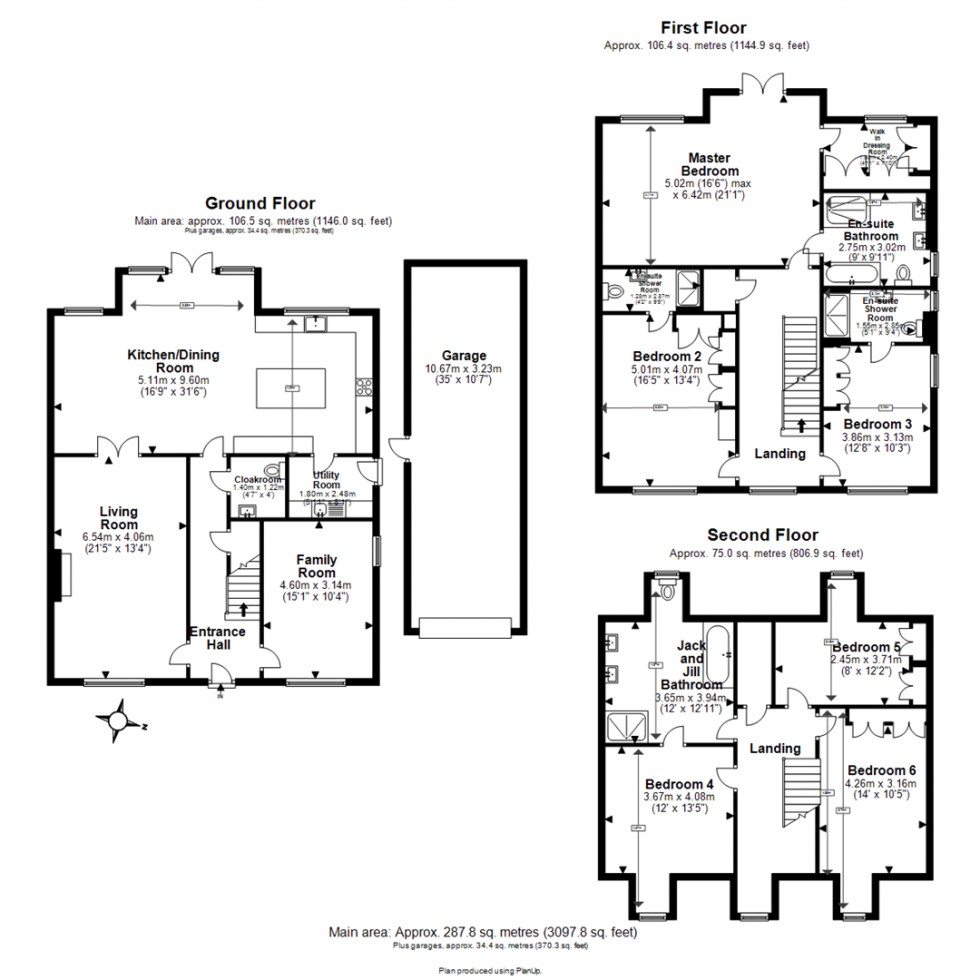 Floorplan for Boleyn Row, Epping