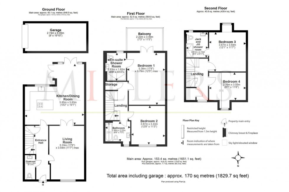 Floorplan for Kings Wood Park, Epping