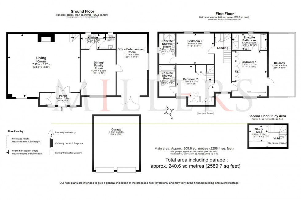 Floorplan for The Barn, Stanford Rivers