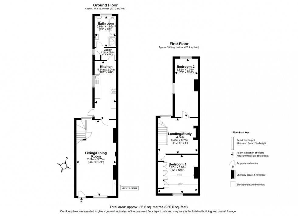 Floorplan for Manor Road, Chigwell