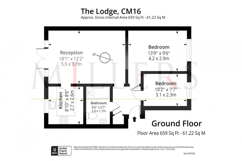 Floorplan for The Lodge, The Plain, Epping