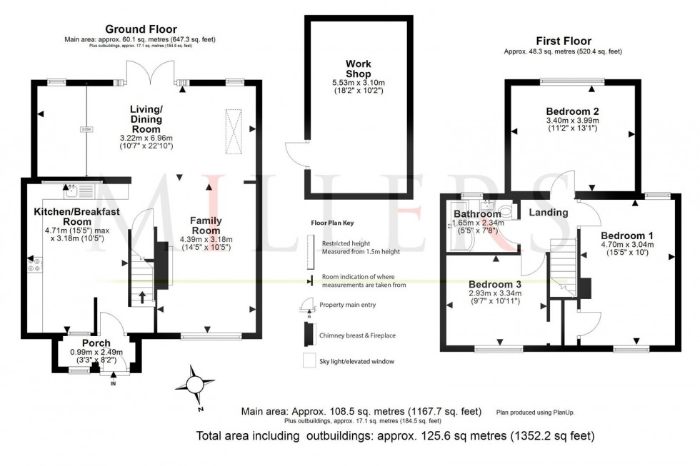 Floorplan for Green Glade, Theydon Bois