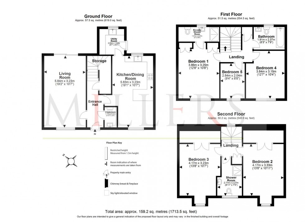 Floorplan for Buckingham Road, Epping