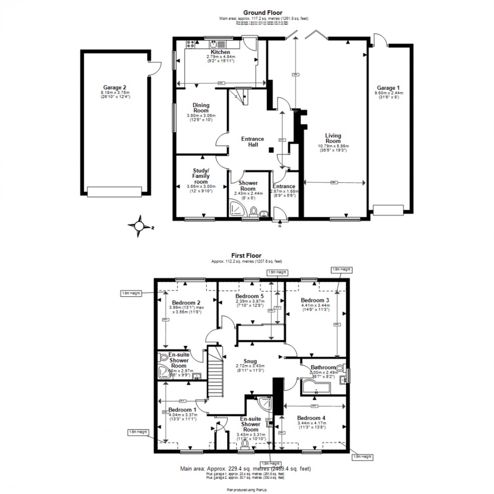 Floorplan for Hastingwood Road, Hastingwood, Harlow