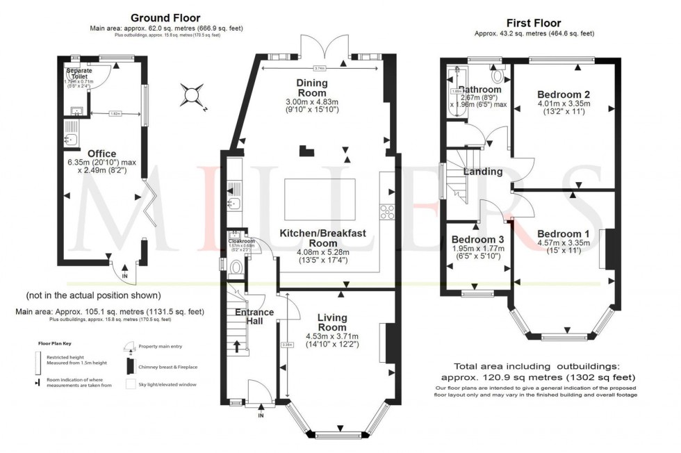 Floorplan for Hillcrest Way, Epping