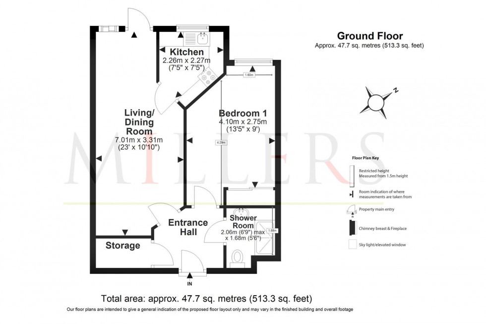 Floorplan for High Street, Epping