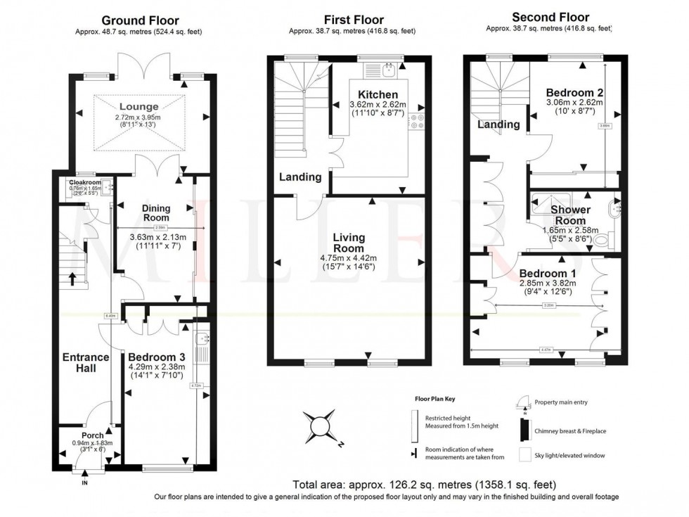 Floorplan for Albany Court, Epping
