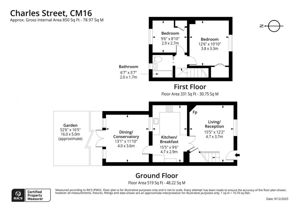Floorplan for Charles Street, Epping