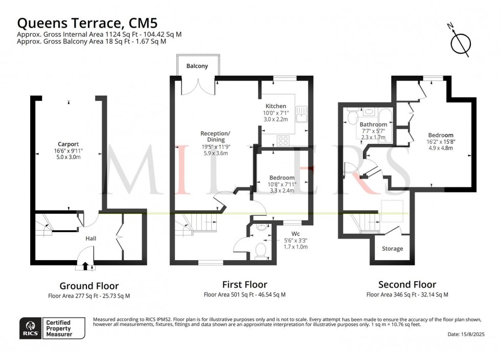 Floorplan for Epping Road, Ongar