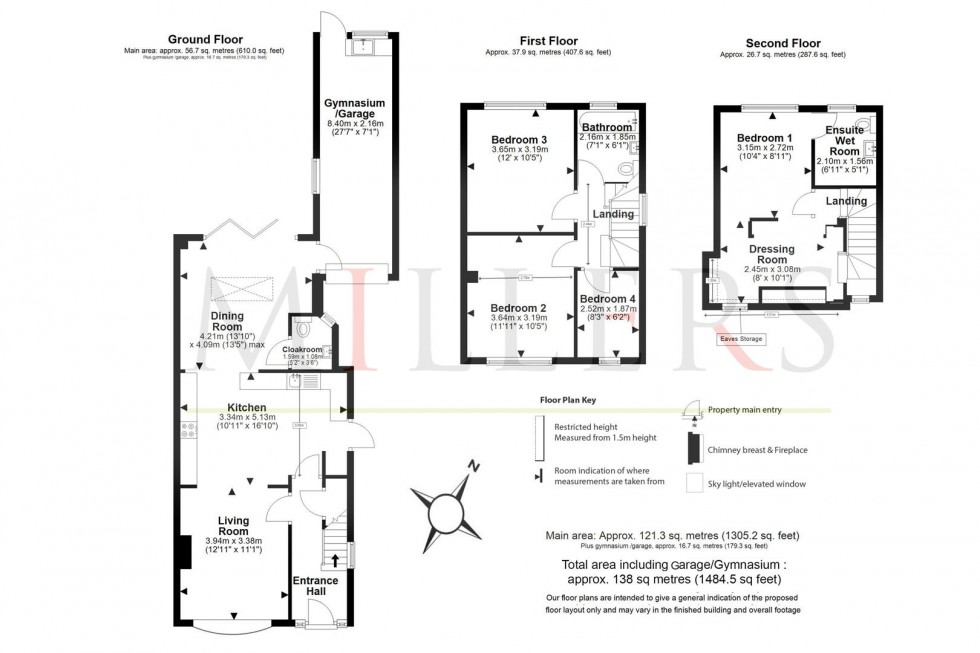 Floorplan for Woodberry Down, Epping