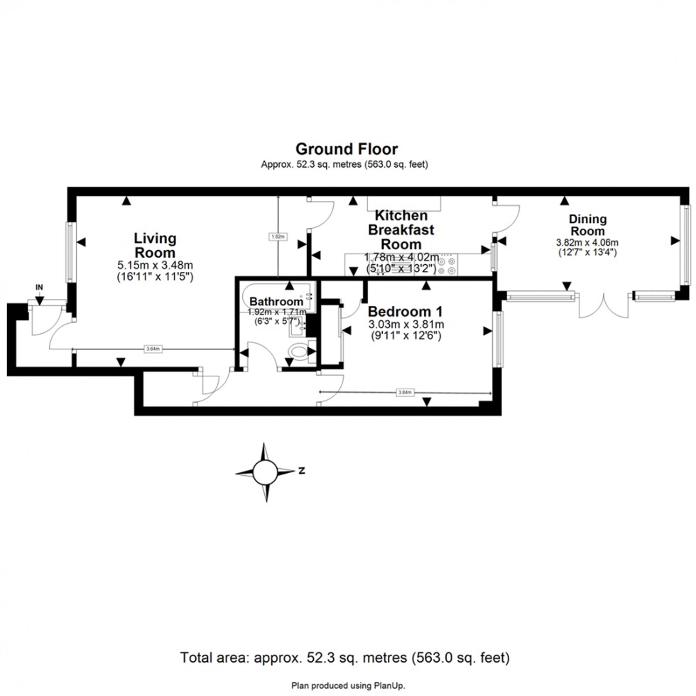 Floorplan for Church Lane, North Weald