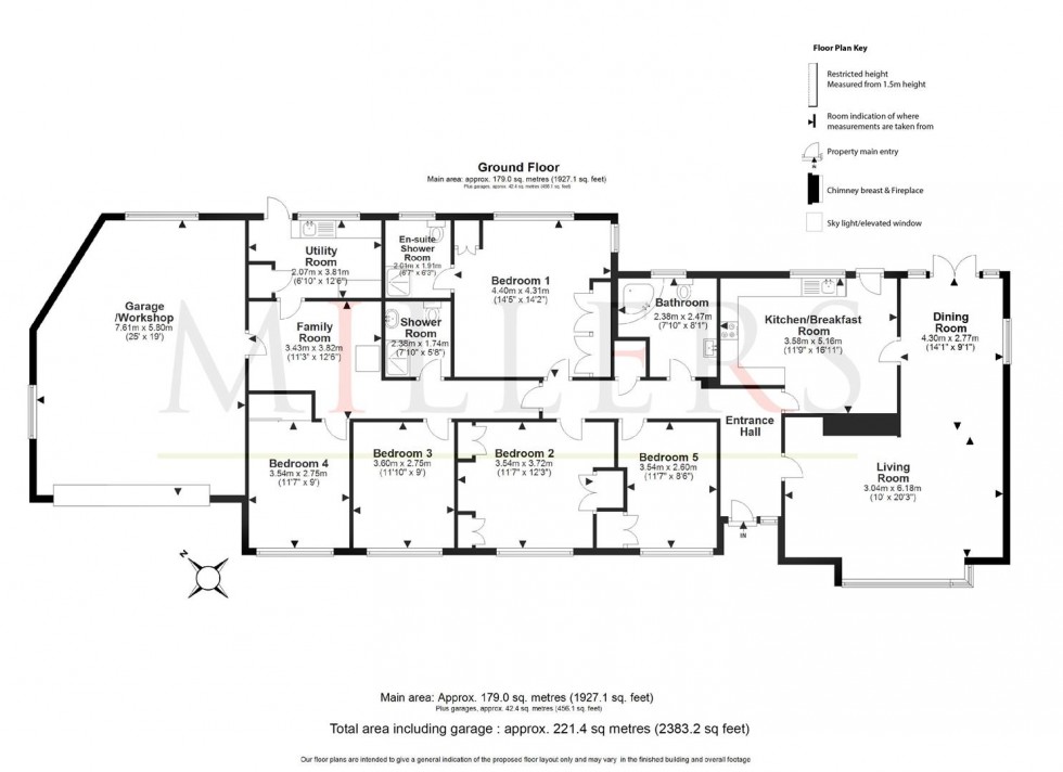 Floorplan for Epping Road, Broadley Common