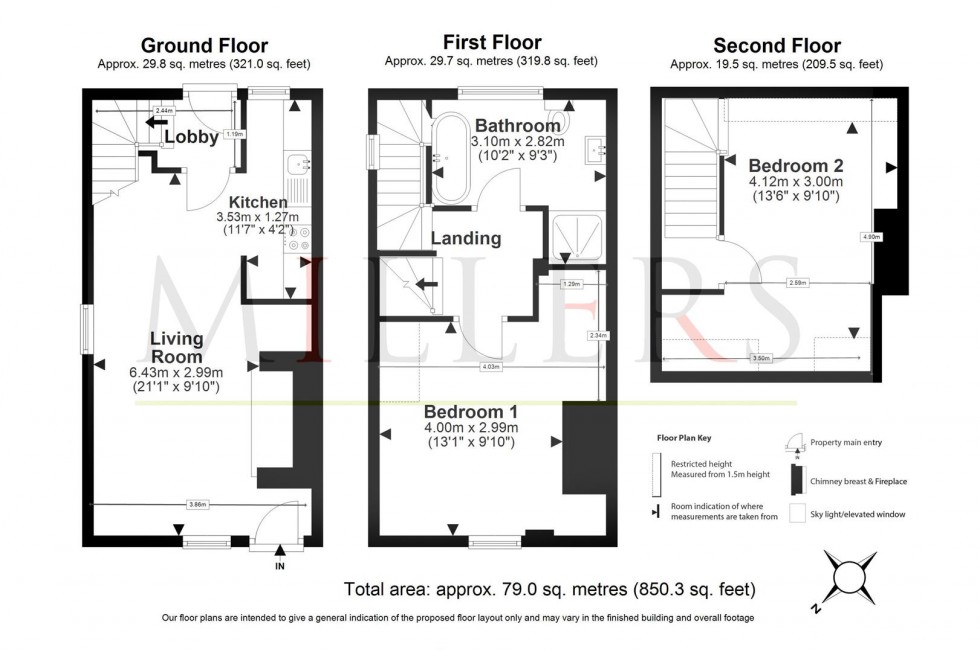 Floorplan for High Steet, Epping