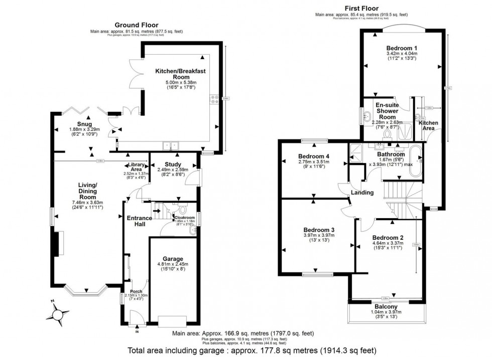 Floorplan for Aldeburgh Dale, Harlow Road, Moreton