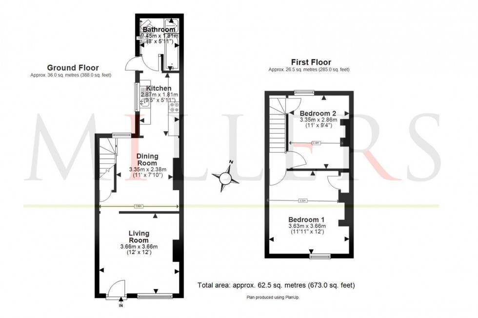 Floorplan for 151 High Road, Loughton