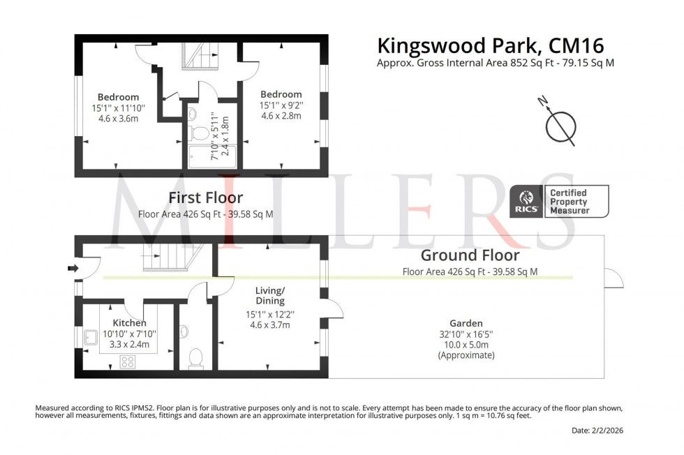 Floorplan for Kings Wood Park, Epping