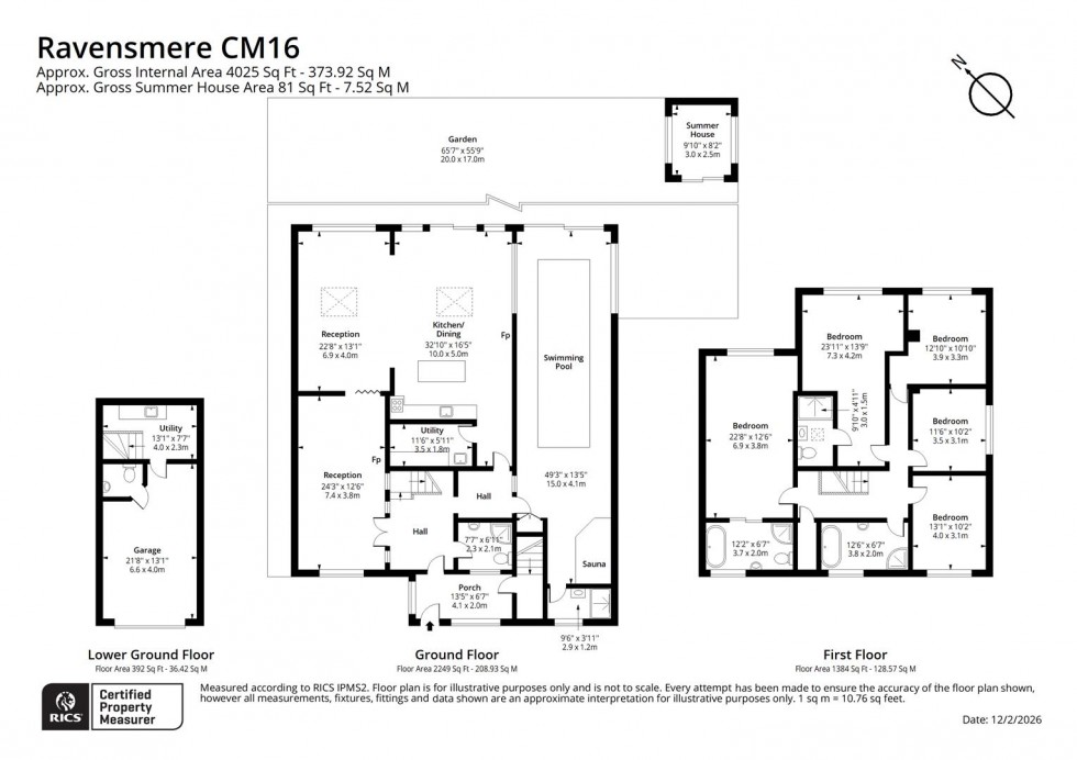 Floorplan for Ravensmere, Epping