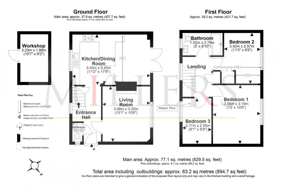 Floorplan for Beaconfield Road, Epping