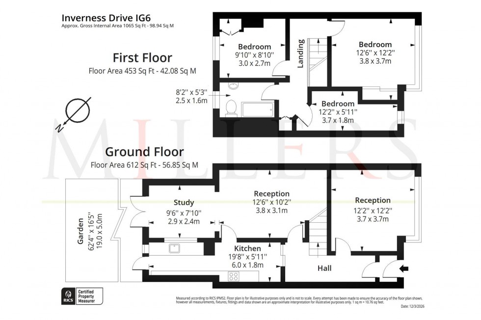 Floorplan for Inverness Drive, Hainault