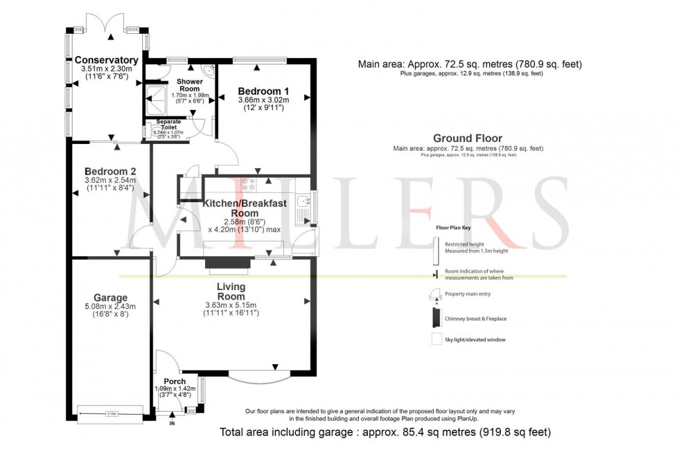 Floorplan for Emberson Way, North Weald