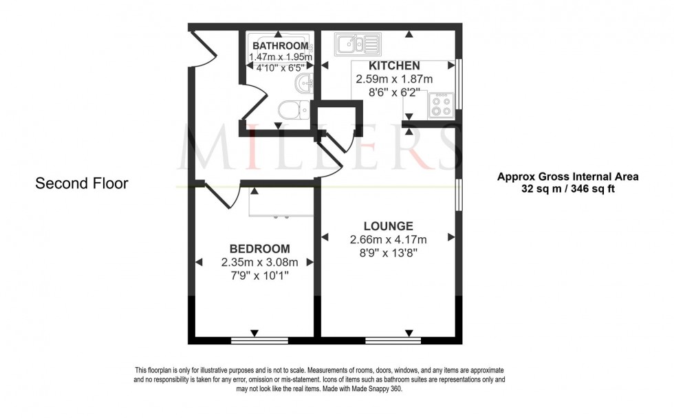 Floorplan for Wellington Road, North Weald