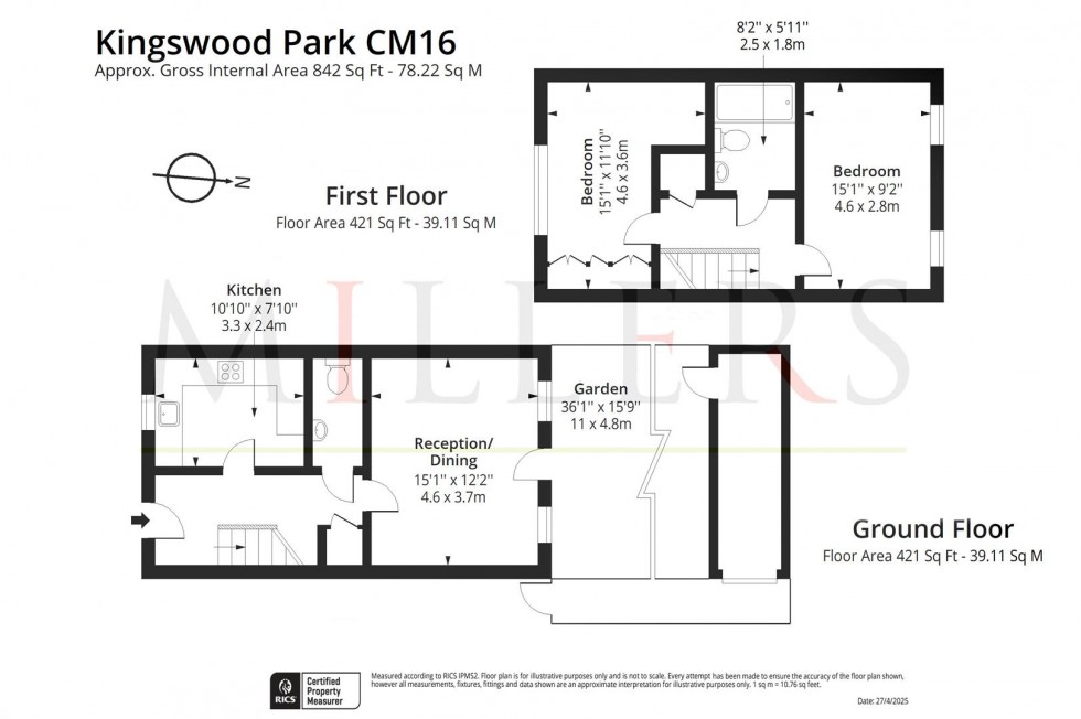 Floorplan for Kings Wood Park, Epping