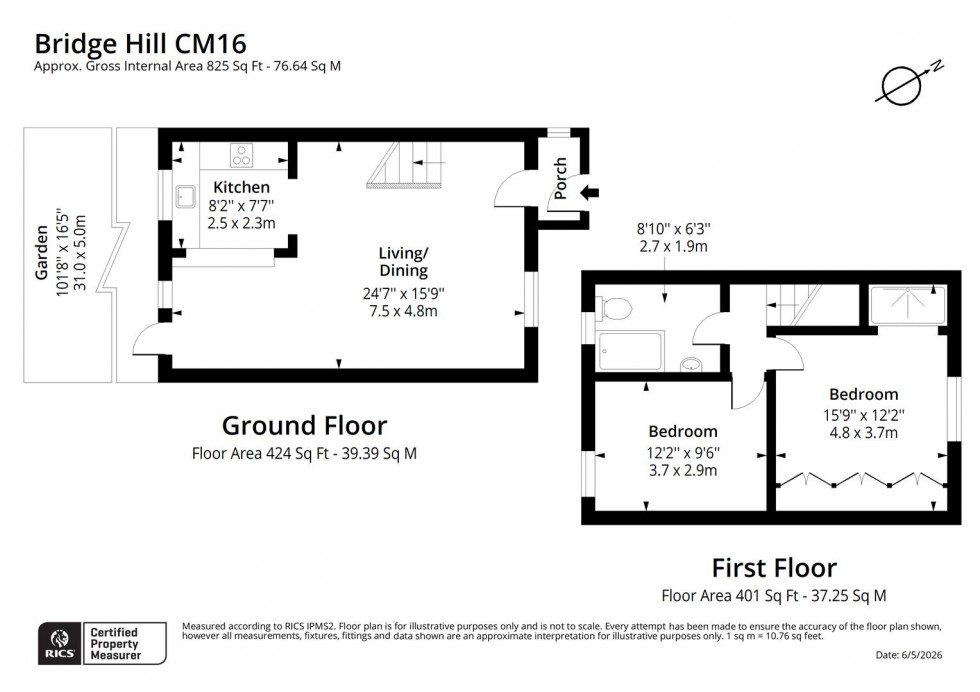 Floorplan for Bridge Hill, Epping