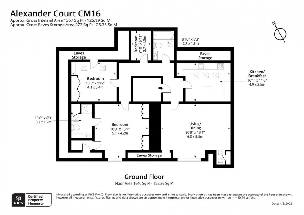 Floorplan for Crows Road, Epping