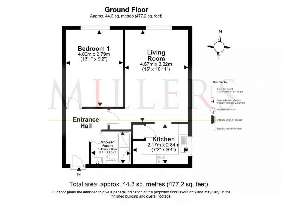 Floorplan for Woodland Grove, Epping