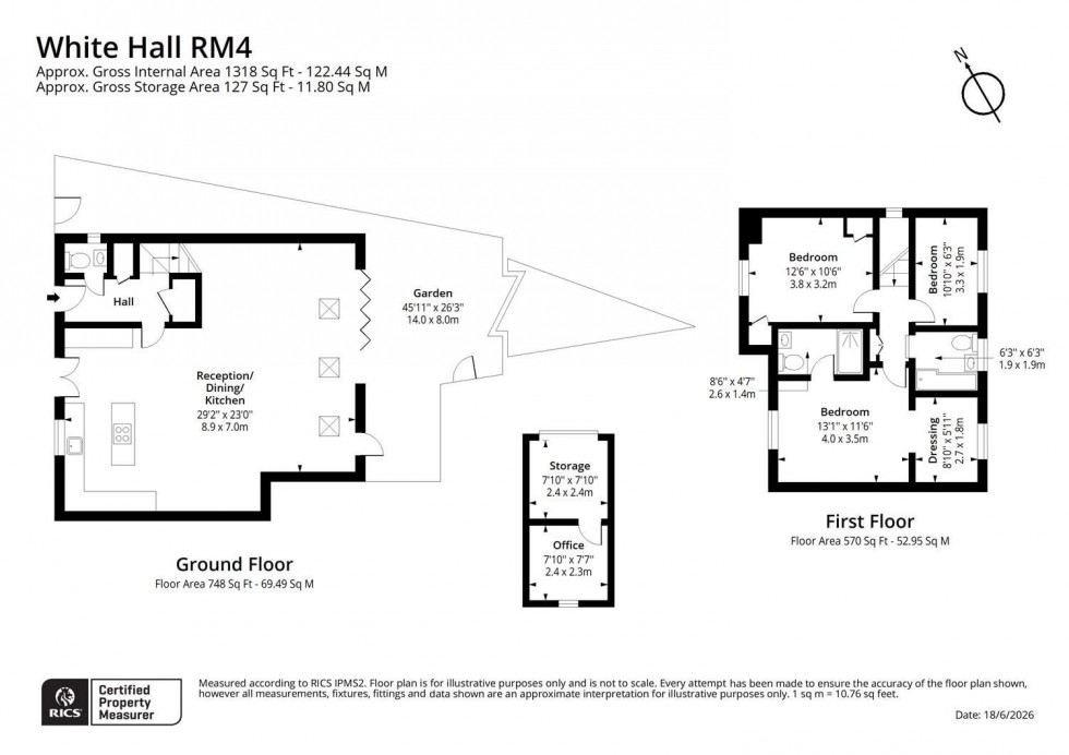 Floorplan for Market Place, Abridge, Essex