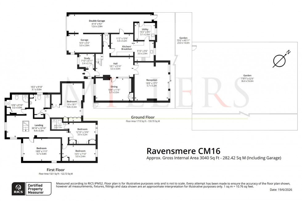 Floorplan for Ravensmere, Epping