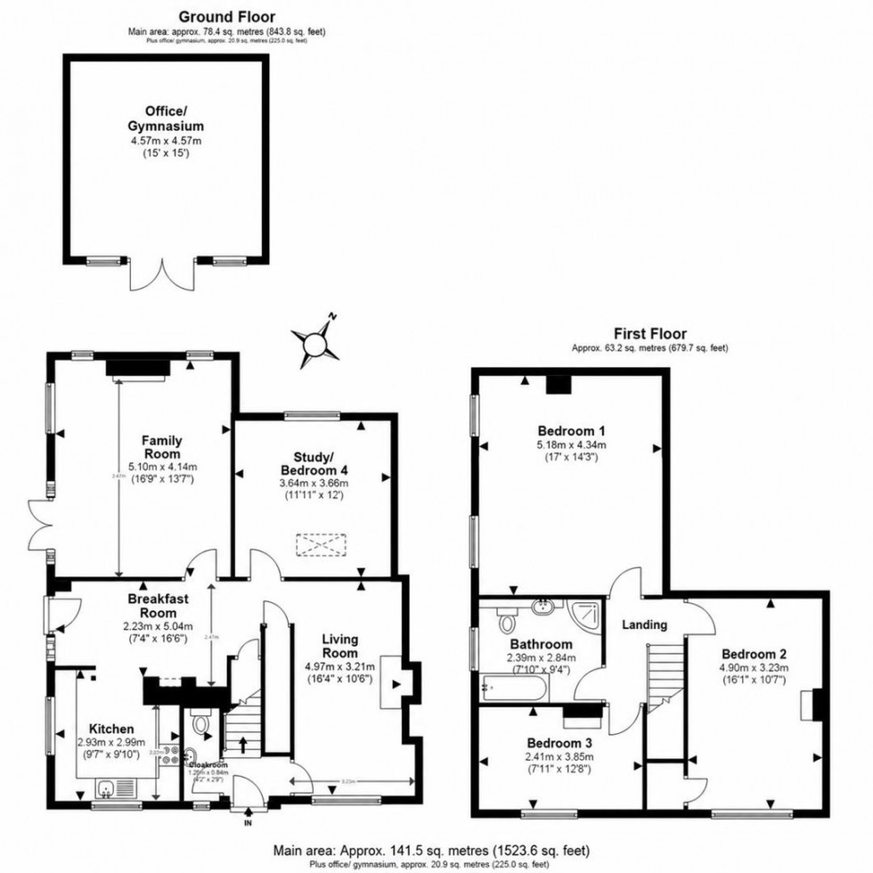 Floorplan for Red Oaks Mead, Theydon Bois