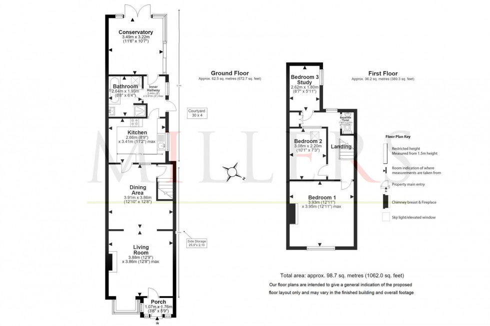 Floorplan for High Road, Thornwood