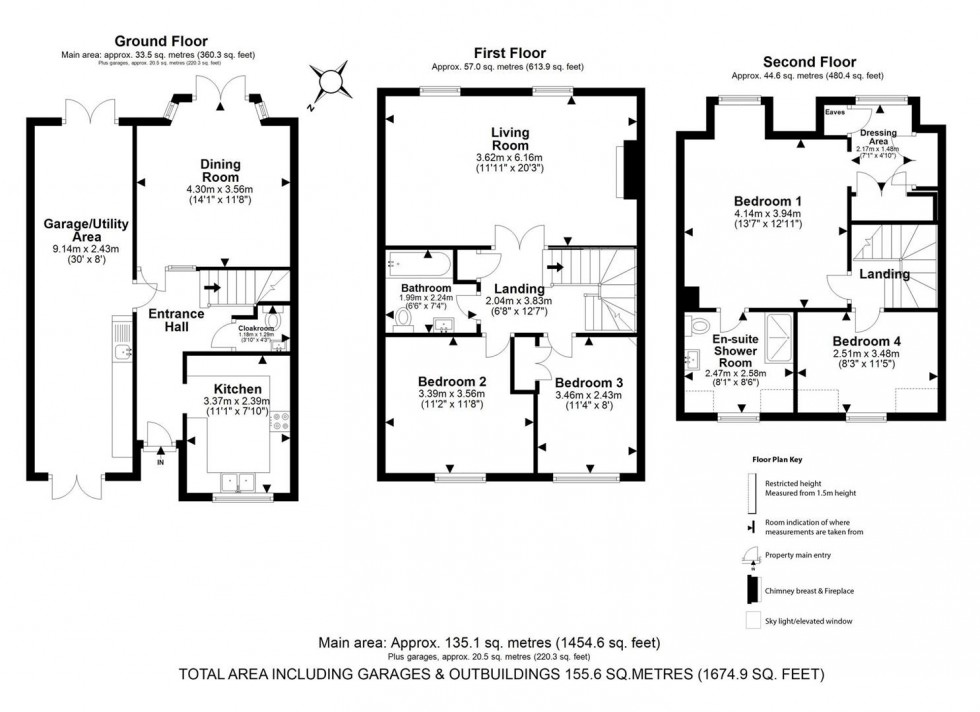 Floorplan for Theydon Grove, Epping